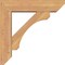 Ekena Millwork Legacy Slat Smooth Bracket w/ Offset Brace, Western Red Cedar, 5 1/2"W x 20"D x 20"H BKT0604X20X20LEC06SWR - alternate 3